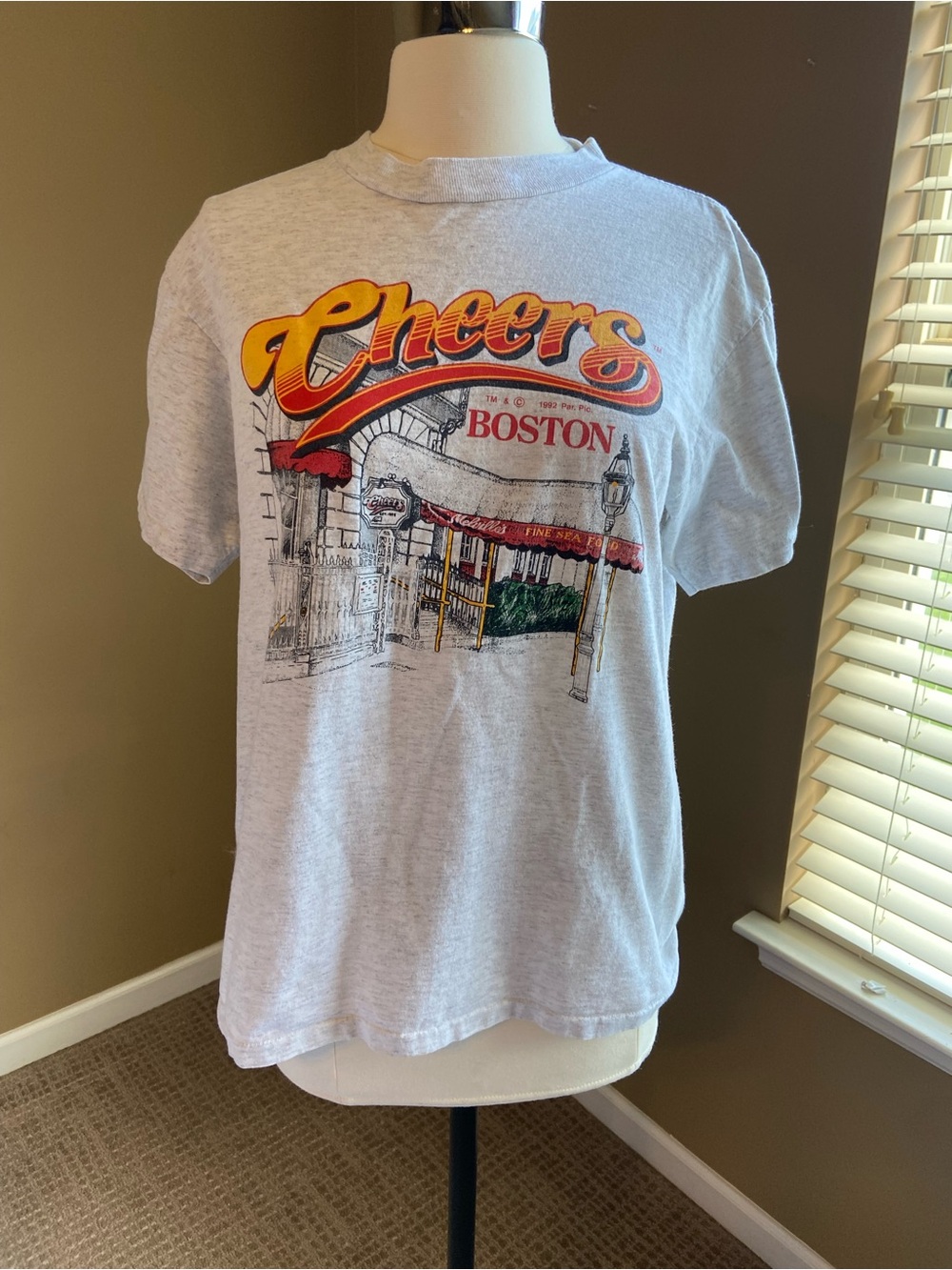 Cheers Boston Graphic Short‎ Sleeve Tee - Medium, Collector, Vintage, 90’s